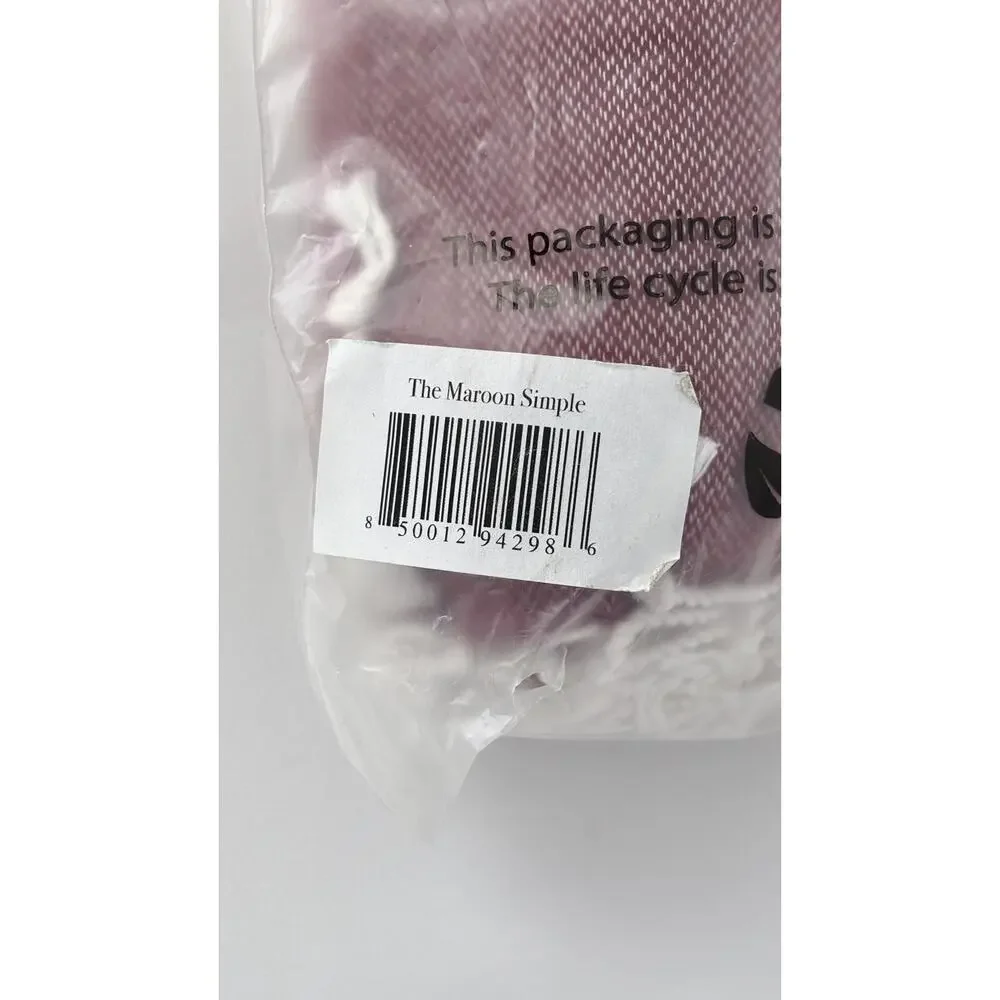 Teema The Maroon Simple Organic Cotton Turkish Towel Bath Sheet New 68
